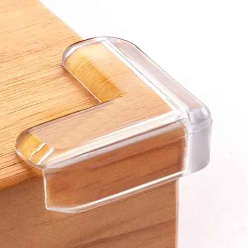 8 Pack Corner Protectors for Baby Edges (L-Shape)
