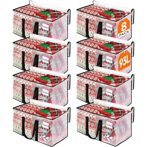BlissTotes 93L Moving Bags (8-Pack)