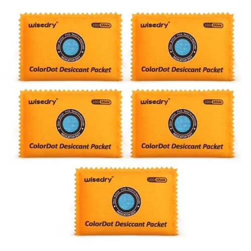 Wisedry 100g Reusable Desiccant Packs (5 Pack)
