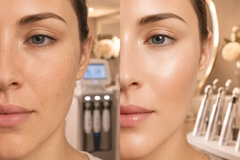 HydraFacial Ergebnisse vorher-nachher: Realistische Hautverรคnderungen nach 1, 3 und 6 Behandlungen