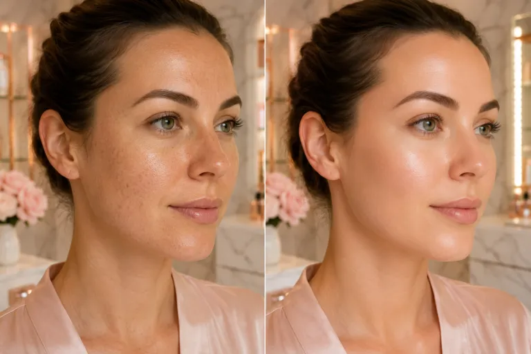 Microneedling Vorher-Nachher in รsterreich: Realistische Ergebnisse, Fotos & Zeitrahmen bis zum Glow