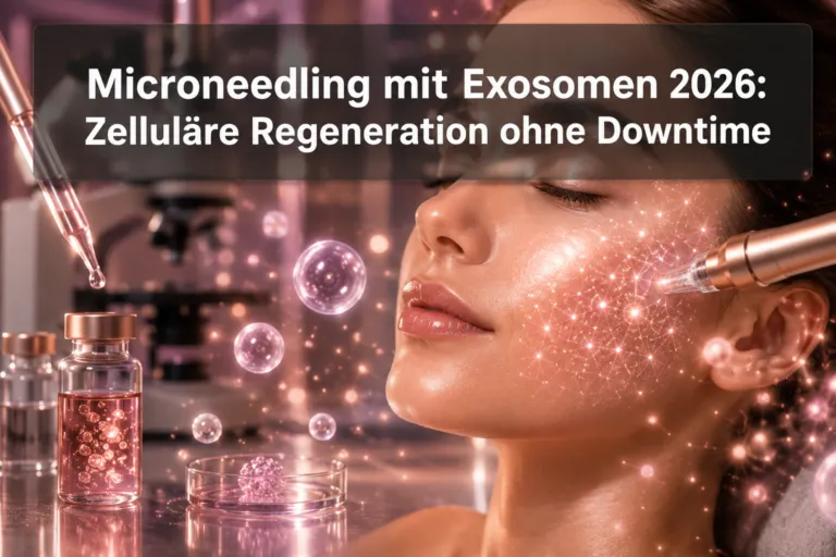 Microneedling mit Exosomen 2026: Zellulรคre Regeneration ohne Downtime