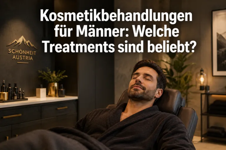 Kosmetikbehandlungen fรผr Mรคnner in รsterreich: Welche Treatments sind wirklich beliebt?