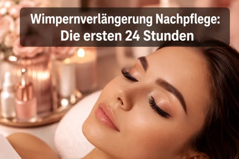 Wimpernverlรคngerung Nachpflege: Die ersten 24 Stunden nach der Behandlung
