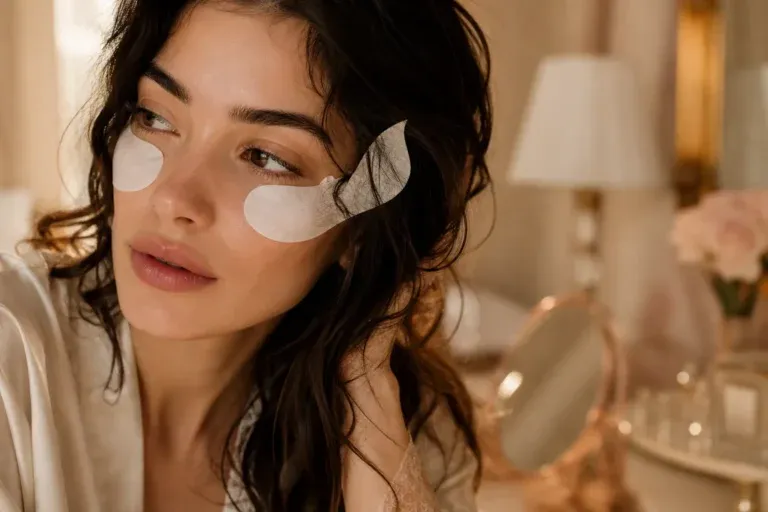Vittoria Cerettis Beauty-Routine: Auch Topmodels kรคmpfen mit Augenpads