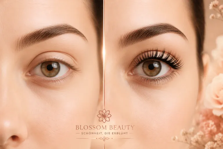 Wimpern fรคrben Vorher-Nachher: Transformation und Tipps fรผr perfekte Ergebnisse