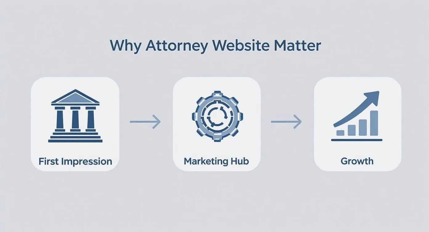 Winning Web Design for Attorney Websites 1 Infographic about web design for attorney