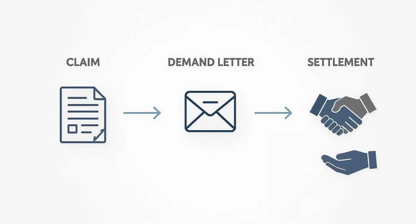 Infographic about personal injury demand letter template