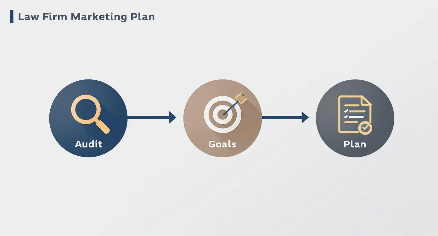Infographic about law firm marketing strategy