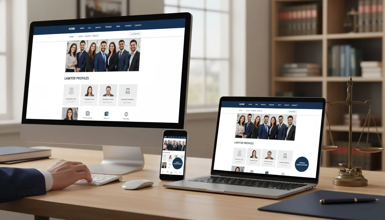 law firm website structure