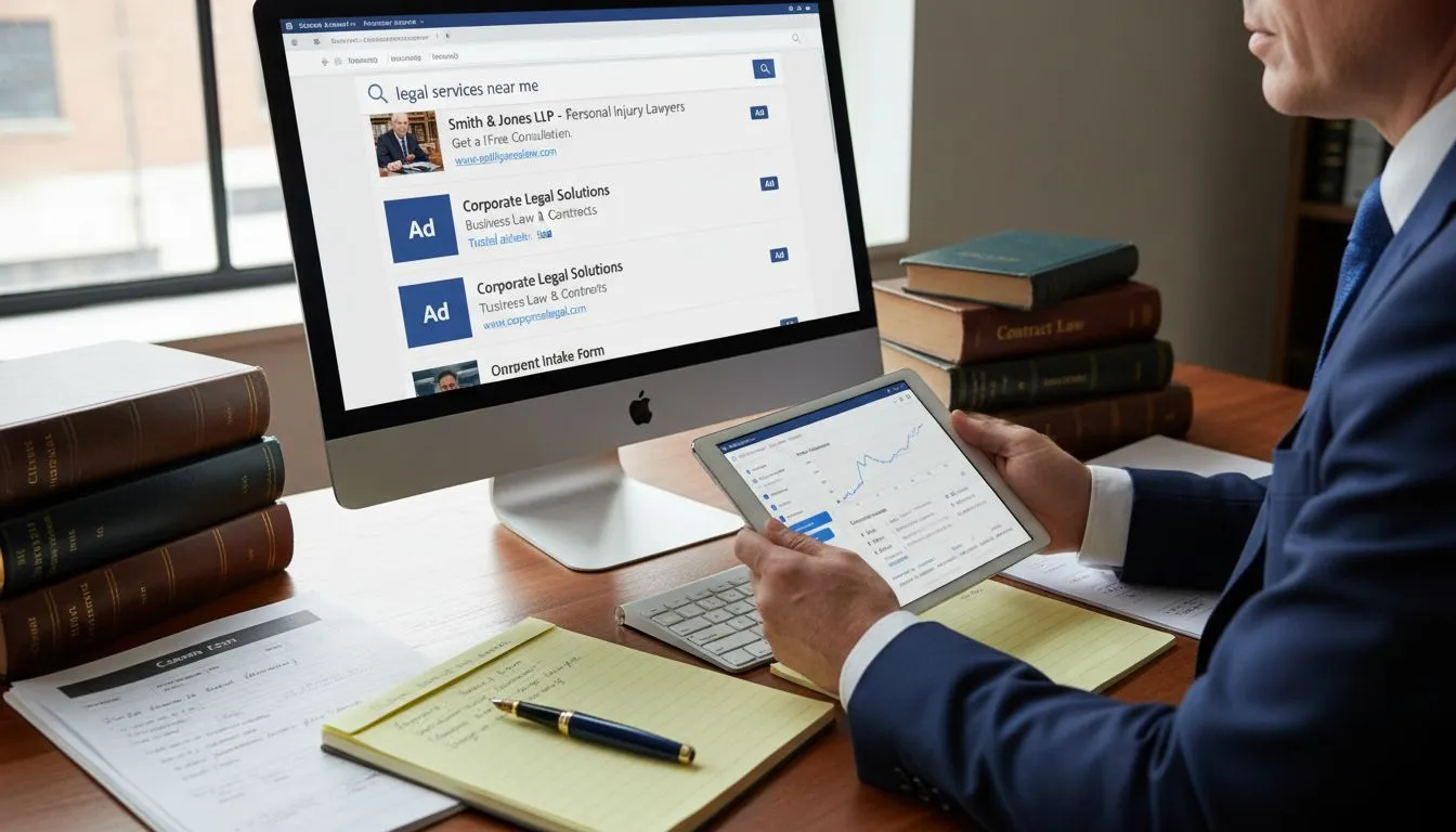google ads legal search