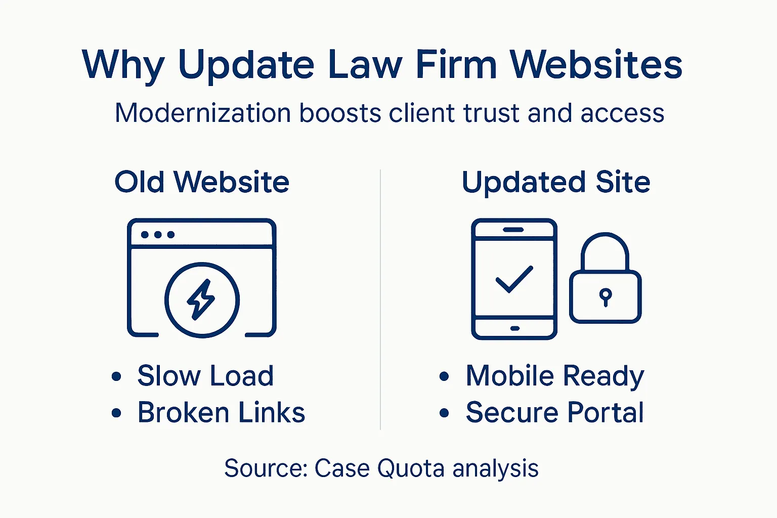 Infographic shows benefits of updated law sites