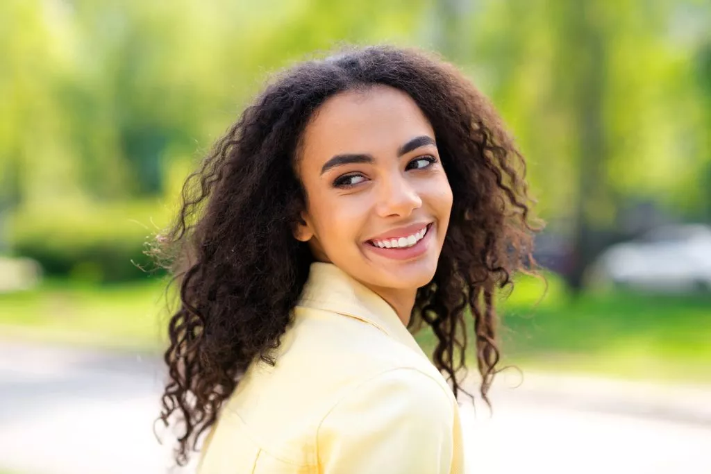 Woman with Beautiful Smile