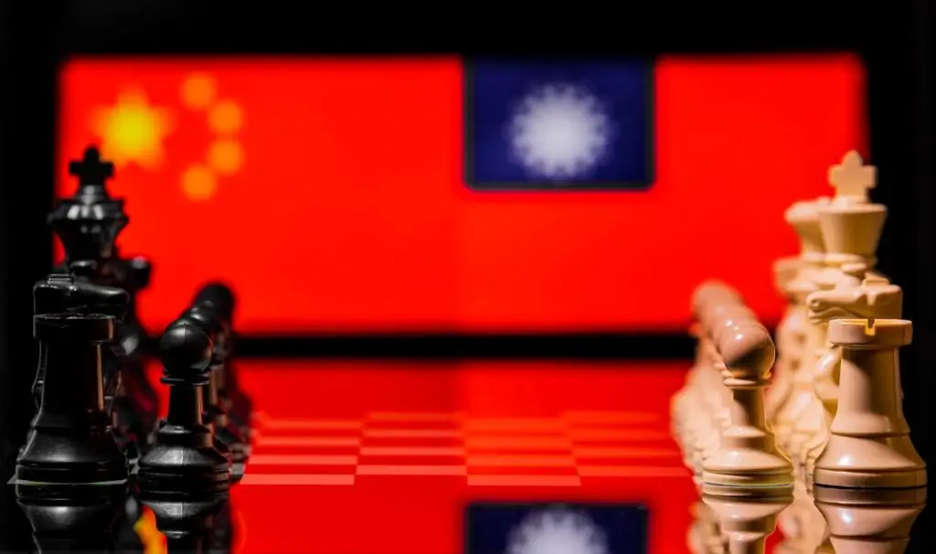 chess game with china war presure s