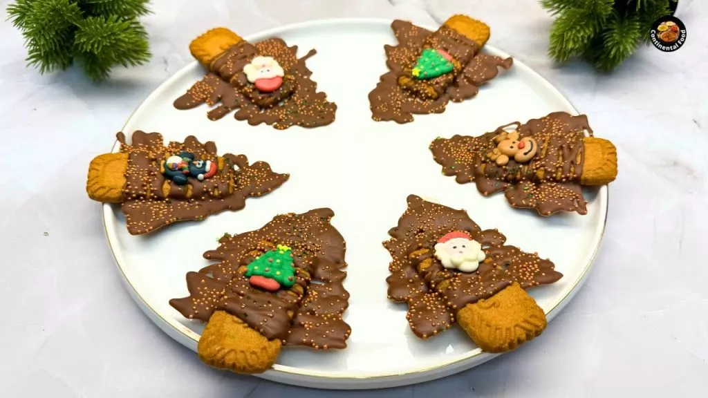 Christmas Tree Dessert with Biscoff & Chocolate 3 Christmas Tree Dessert with Biscoff & Chocolate