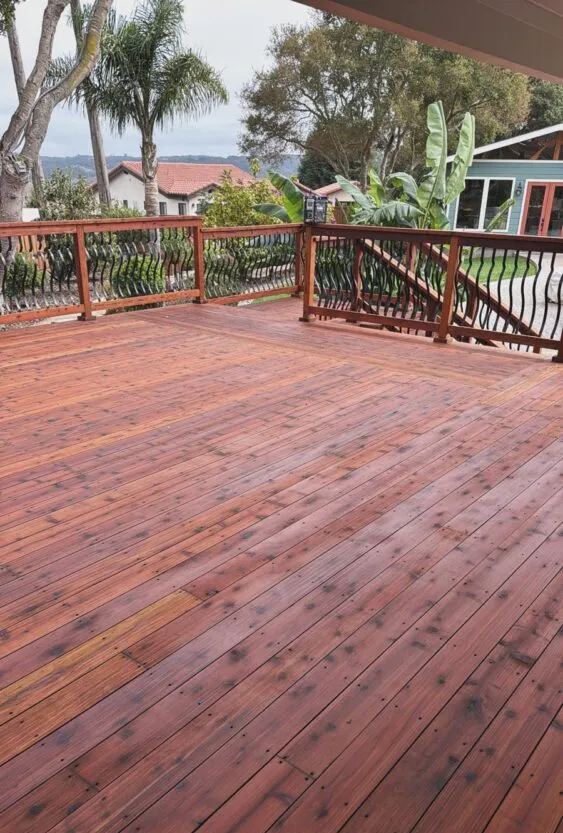 Deck Re Staining Decks and Pergolas Santa Cruz
