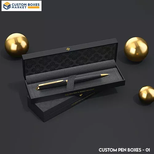 Get Custom Printed Pen Packaging Boxes Wholesale CBM