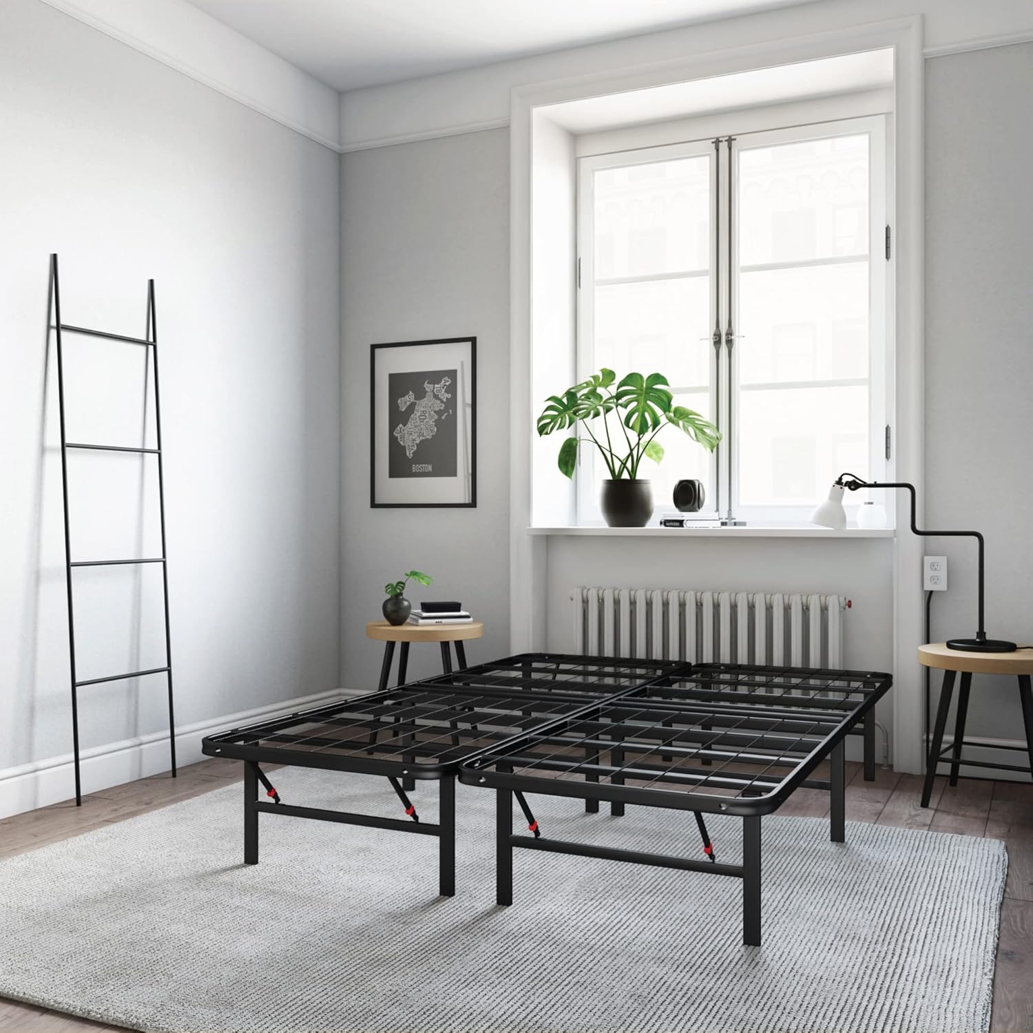 Classic Brands Hercules Heavy-Duty 14-Inch Platform Metal Bed Frame Mattress Foundation, California King