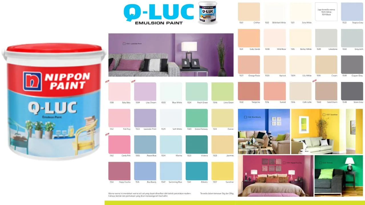 Warna Cat Tembok Interior Nippon Paint Q Luc