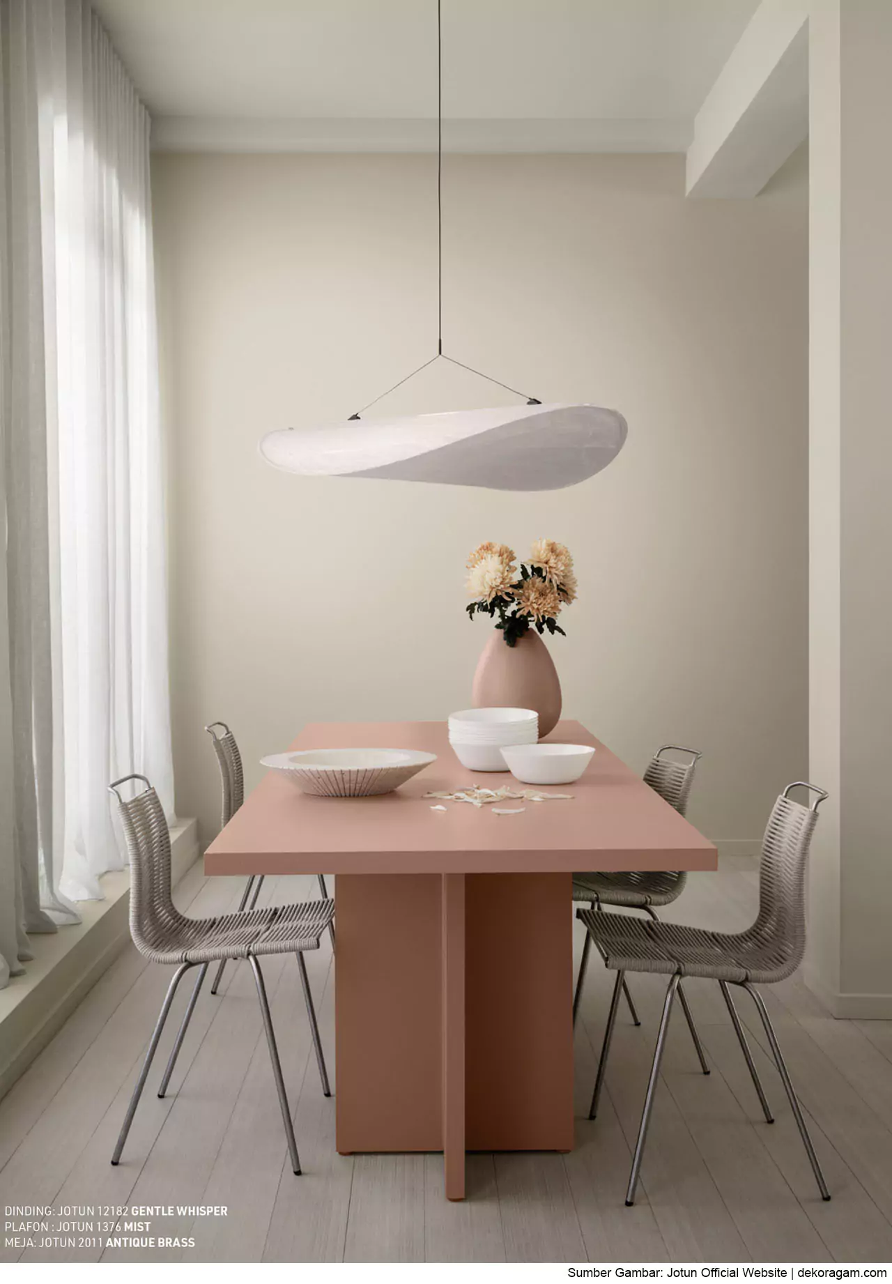 Warna Cat Interior Jotun Gentle Whisper 12182 Untuk Ruang Tamu