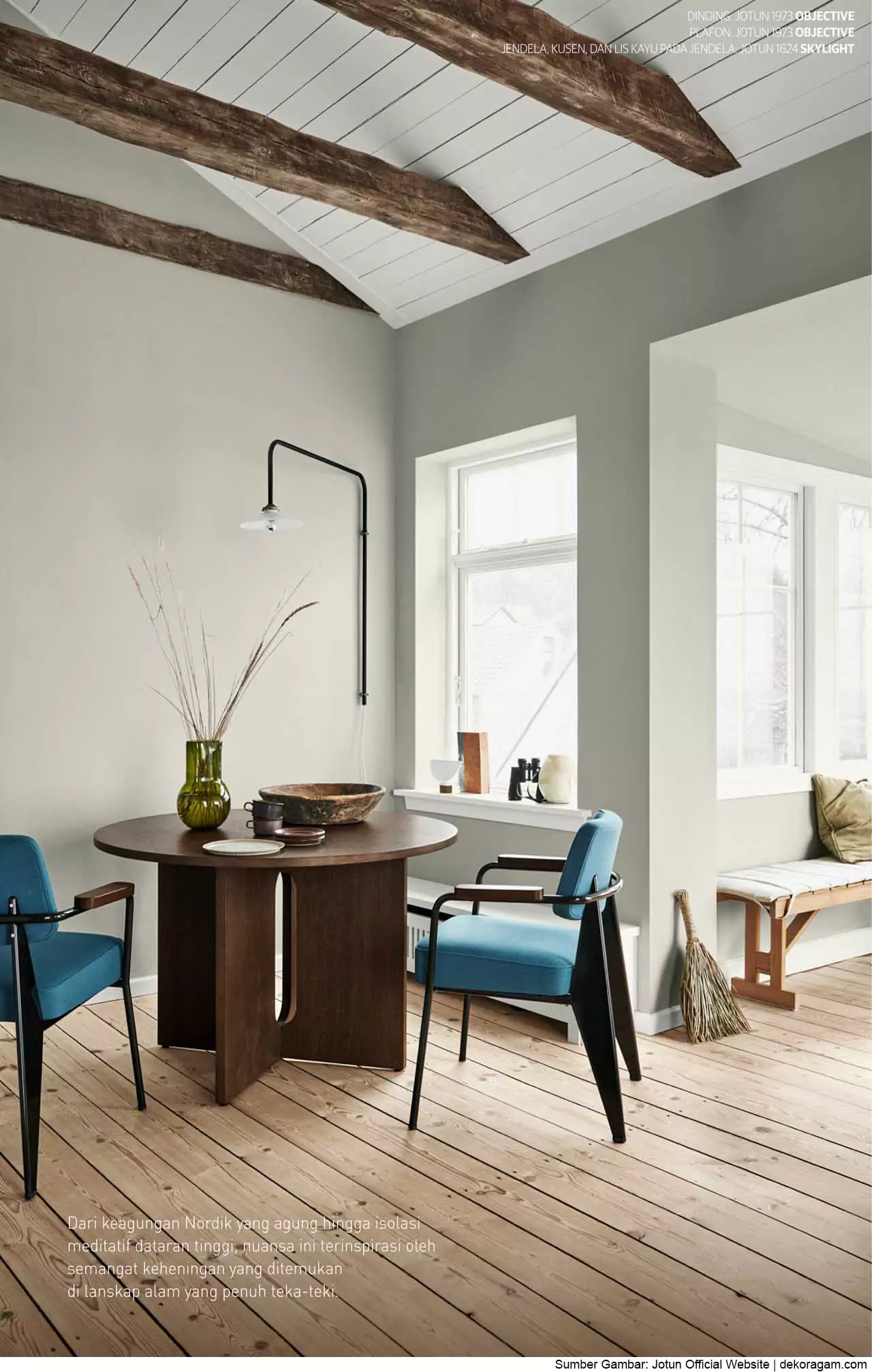 Warna Cat Interior Jotun Objective 1973 Untuk Ruang