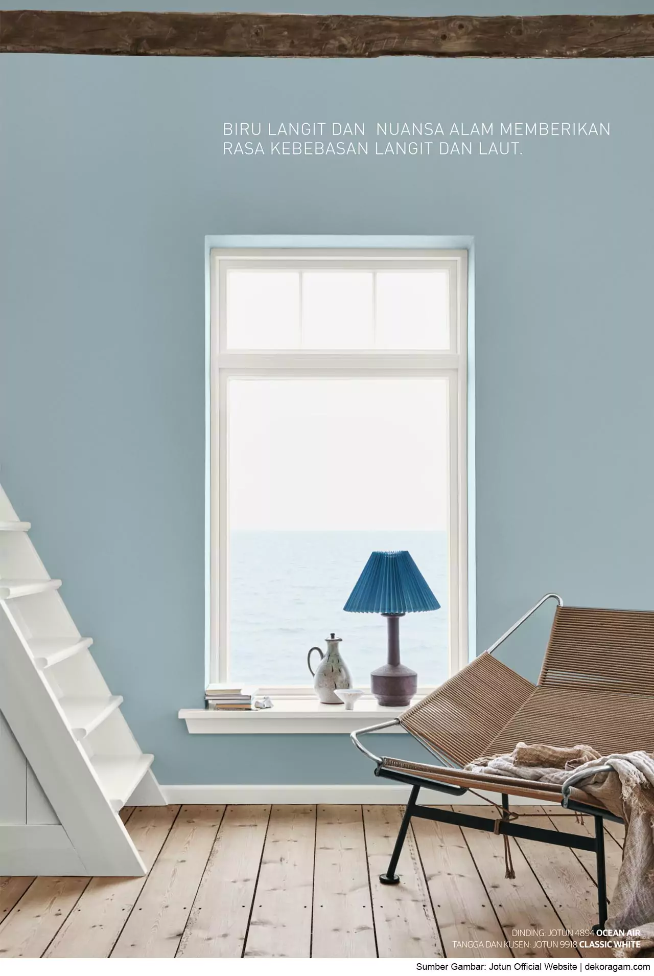 Warna Cat Interior Jotun Ocean Air 4894 Untuk Ruang Tamu