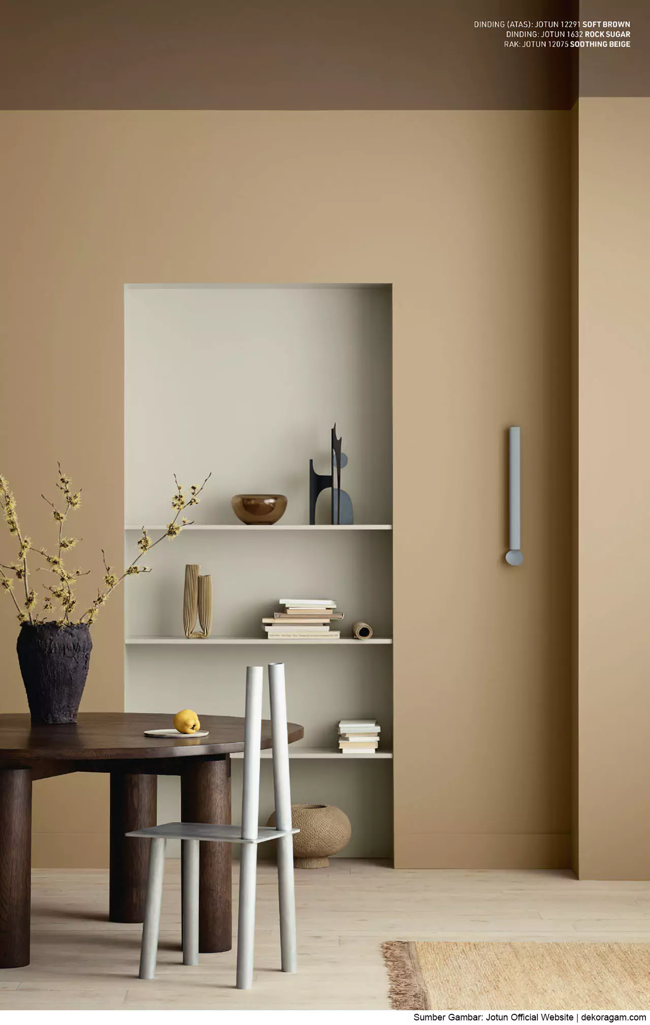 Warna Cat Interior Jotun Rock Sugar 1632 Untuk Ruang Tamu