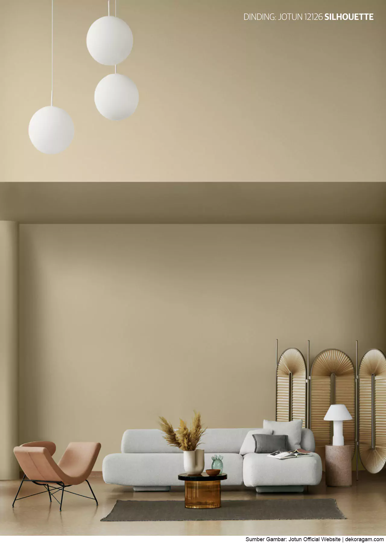 Warna Cat Interior Jotun Silhoutte 12126 Untuk Ruang Tamu