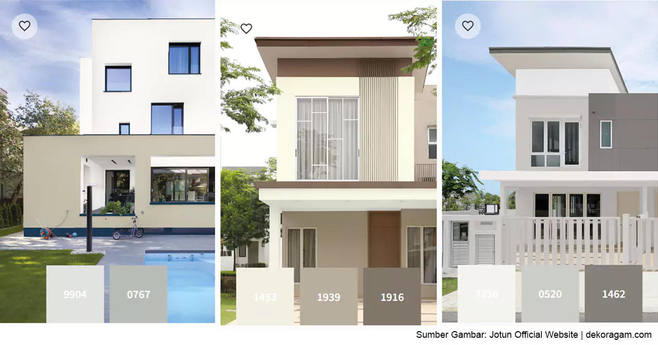 Warna Cat Jotun Untuk Eksterior Rumah Minimalis
