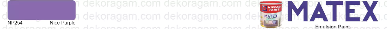 Cat Nippon Paint Matex Warna Ungu