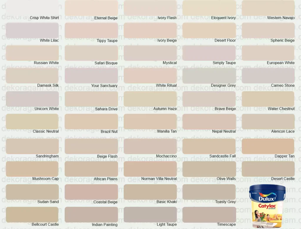 Warna Cream Dulux Catylac