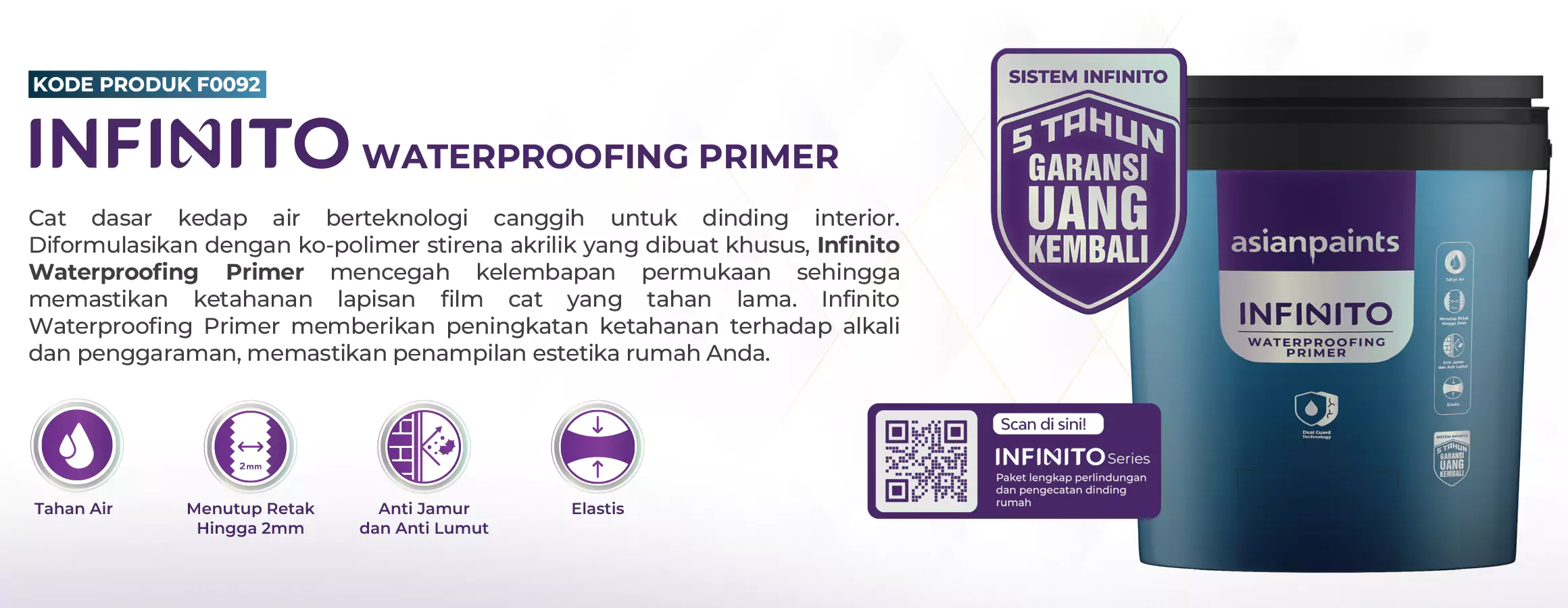 Asian Paints Infinito Waterproofing Primer