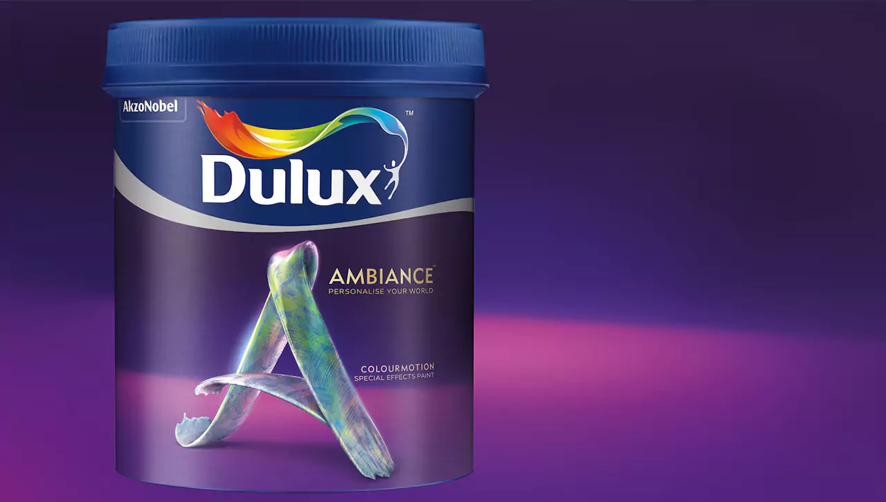 Dulux Ambiance Colour Motion Cat Tembok Yang Mengkilap