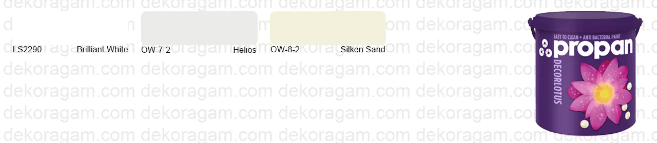 Katalog Warna Cat Propan Decorlotus Dli 480