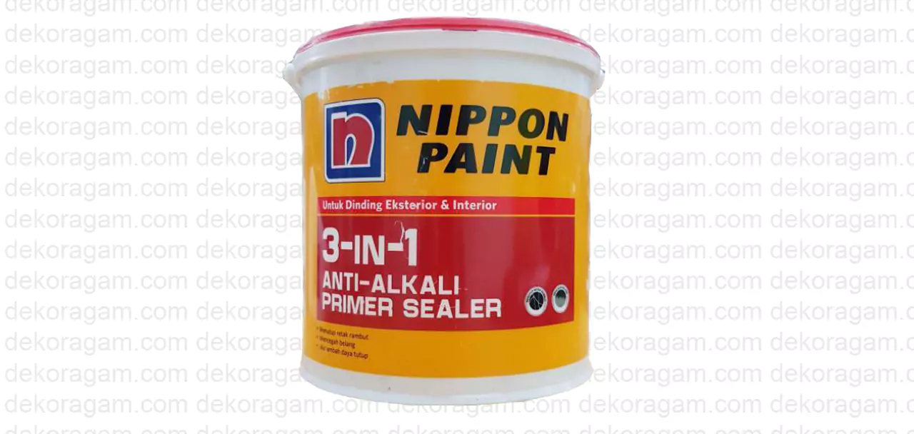 Cat Nippon Paint 3 In 1 Anti Alkali Primer Sealer