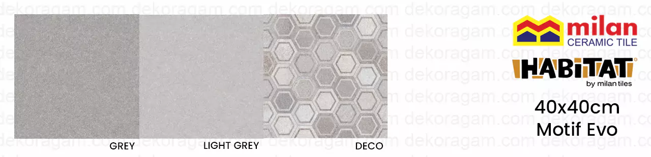 Katalog keramik milan habitat 40x40 motif evo