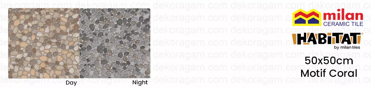 Katalog keramik milan habitat 50x50 motif coral