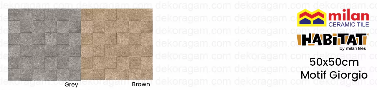 Katalog keramik milan habitat 50x50 motif giorgio