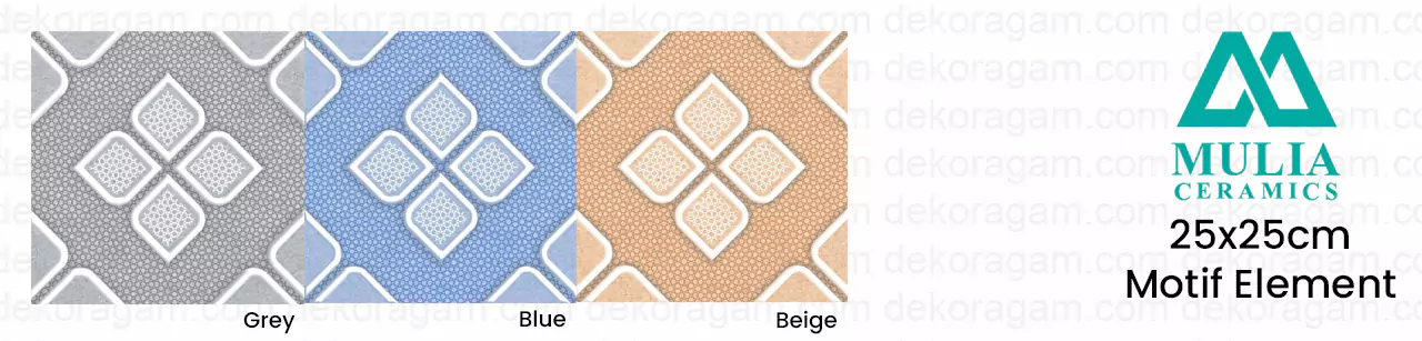 Katalog keramik mulia 25x25 motif element