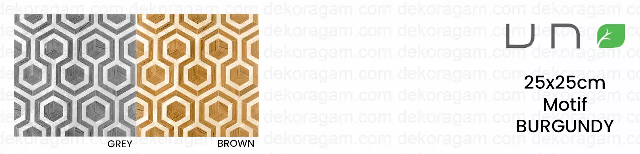 Katalog keramik uno 25x25 motif burgundy