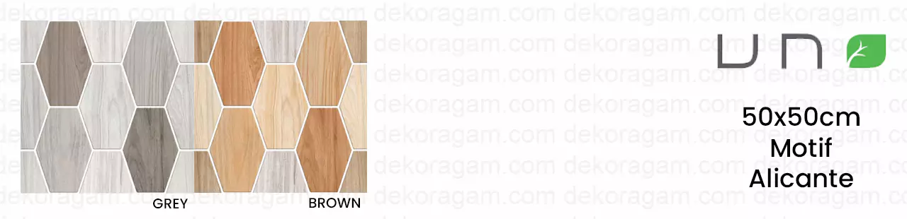 Katalog keramik uno 50x50 motif alicante