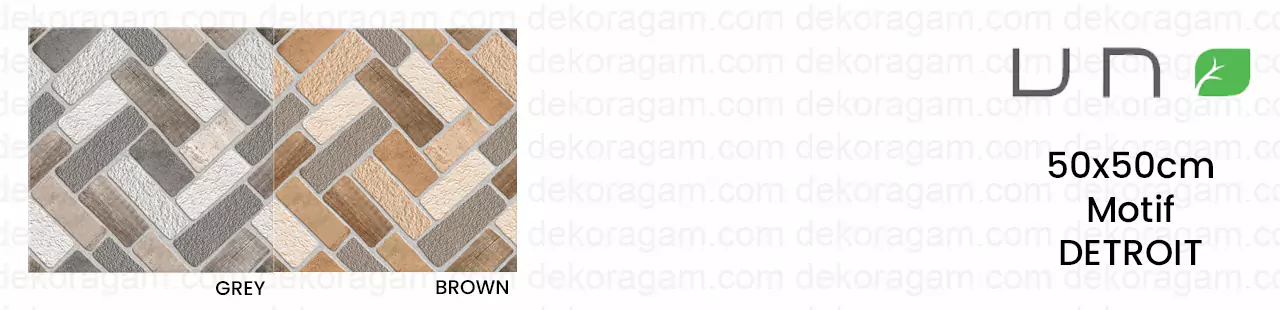 Katalog keramik uno 50x50 motif detroit