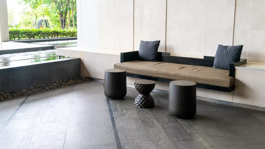 keramik teras rumah mewah