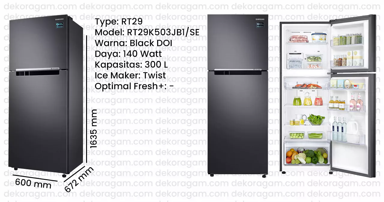 Kulkas samsung 2 pintu inverter rt29 model lama