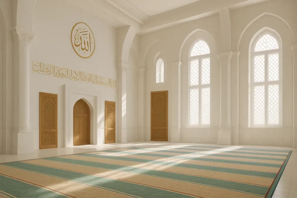 Masjid warna putih – simbol kesucian