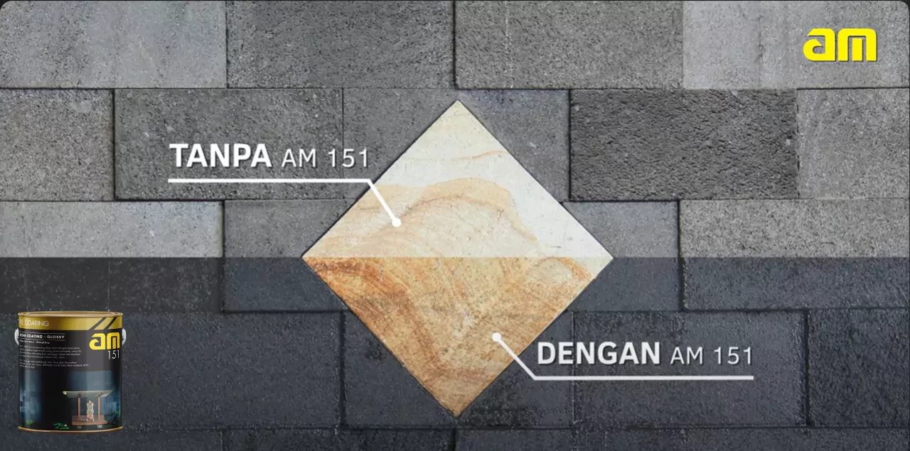 Cat batu alam am 151