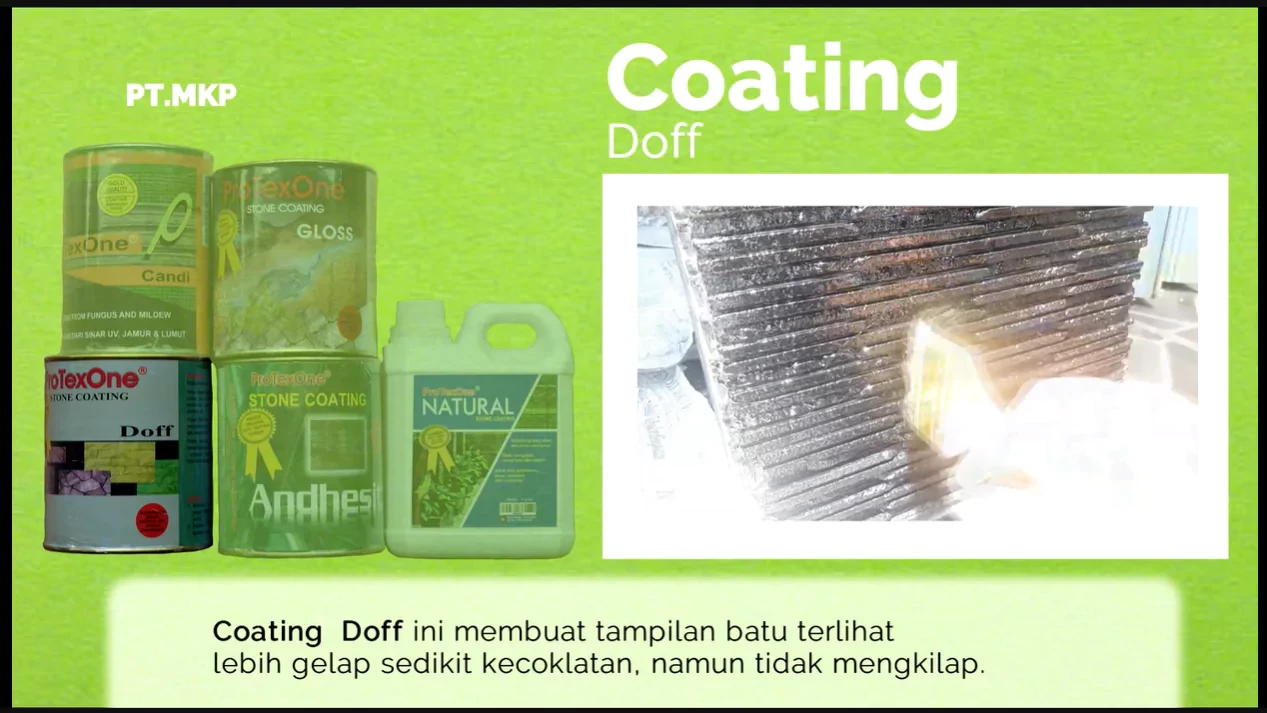 Protexone stone coating doff