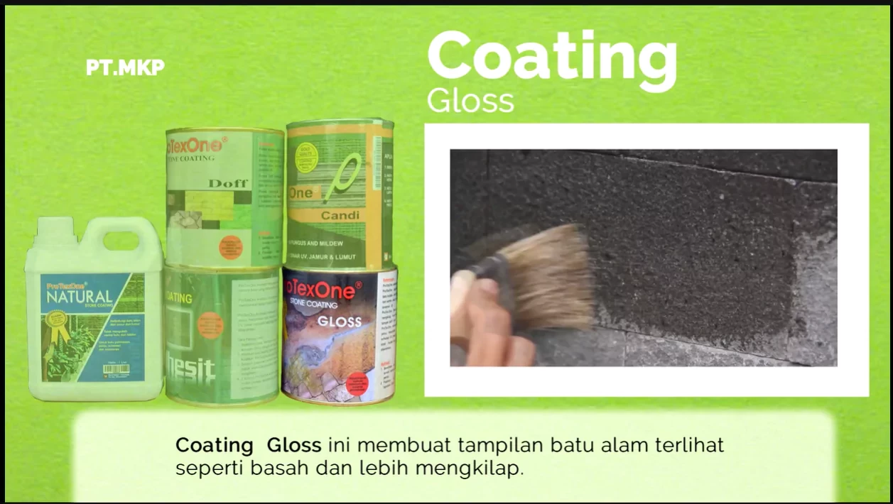 Protexone stone coating gloss