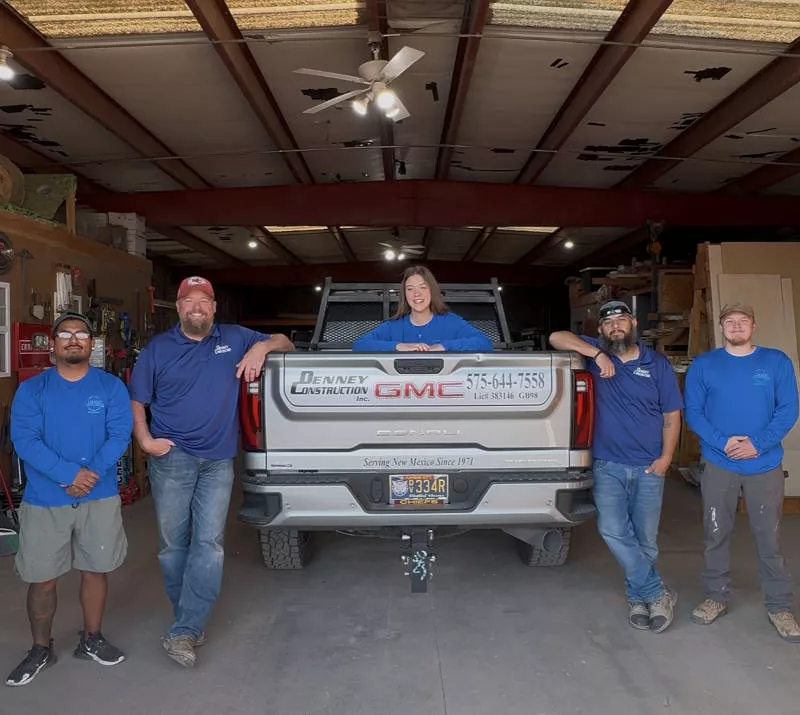 our team denney construction crew