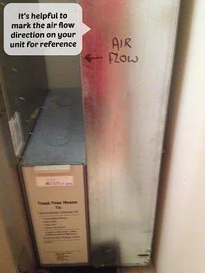 Airflow marking direction